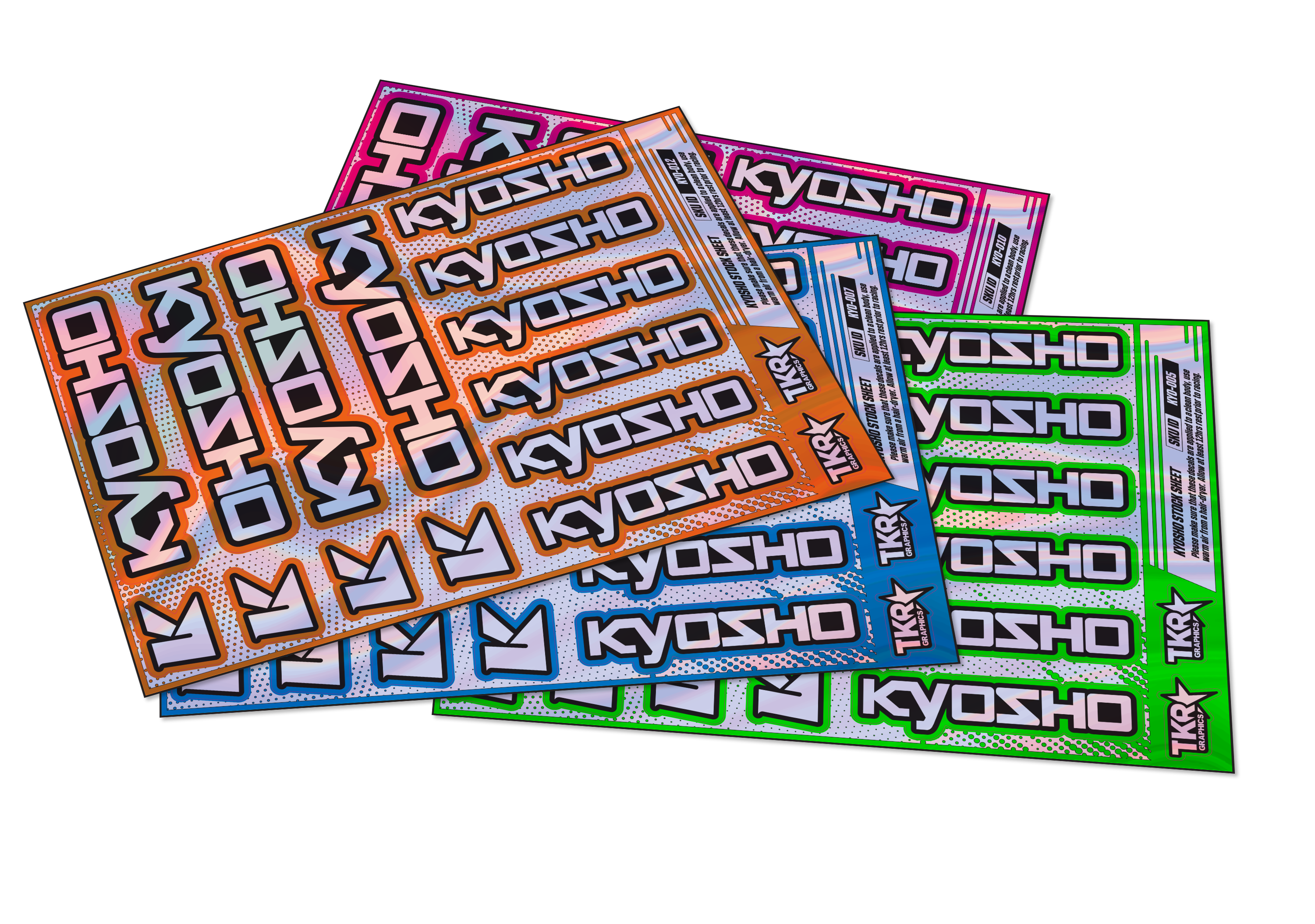 HOLOGRAPHIC KYOSHO A5 STOCK SHEET