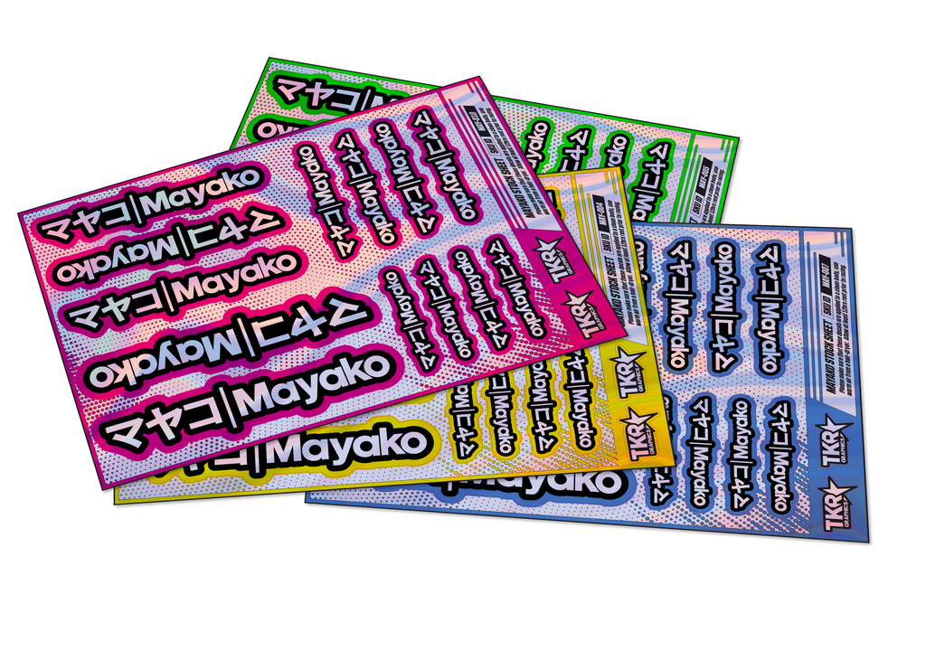 HOLOGRAPHIC MAYAKO A5 STOCK SHEET