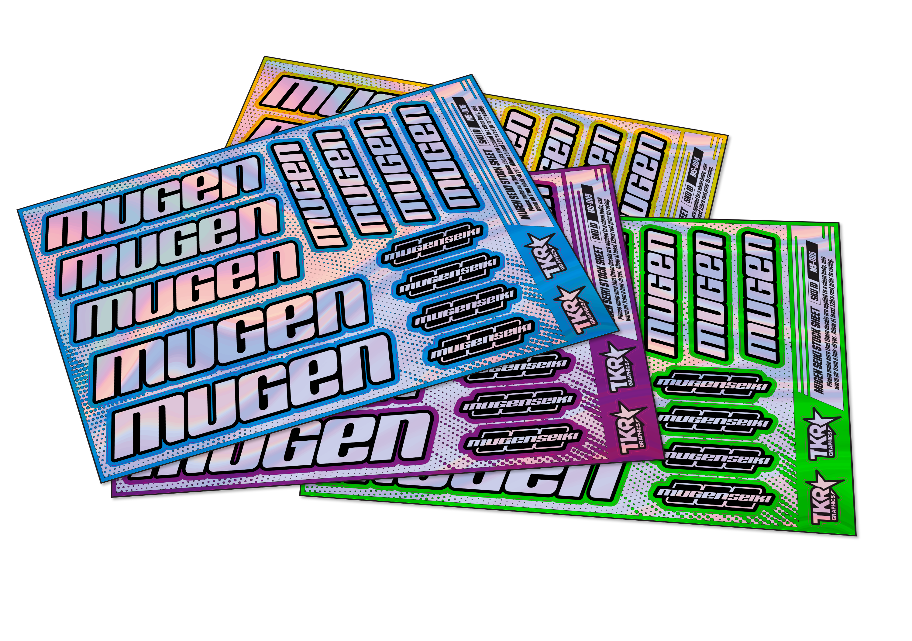 HOLOGRAPHIC MUGEN SEIKI A5 STOCK SHEET