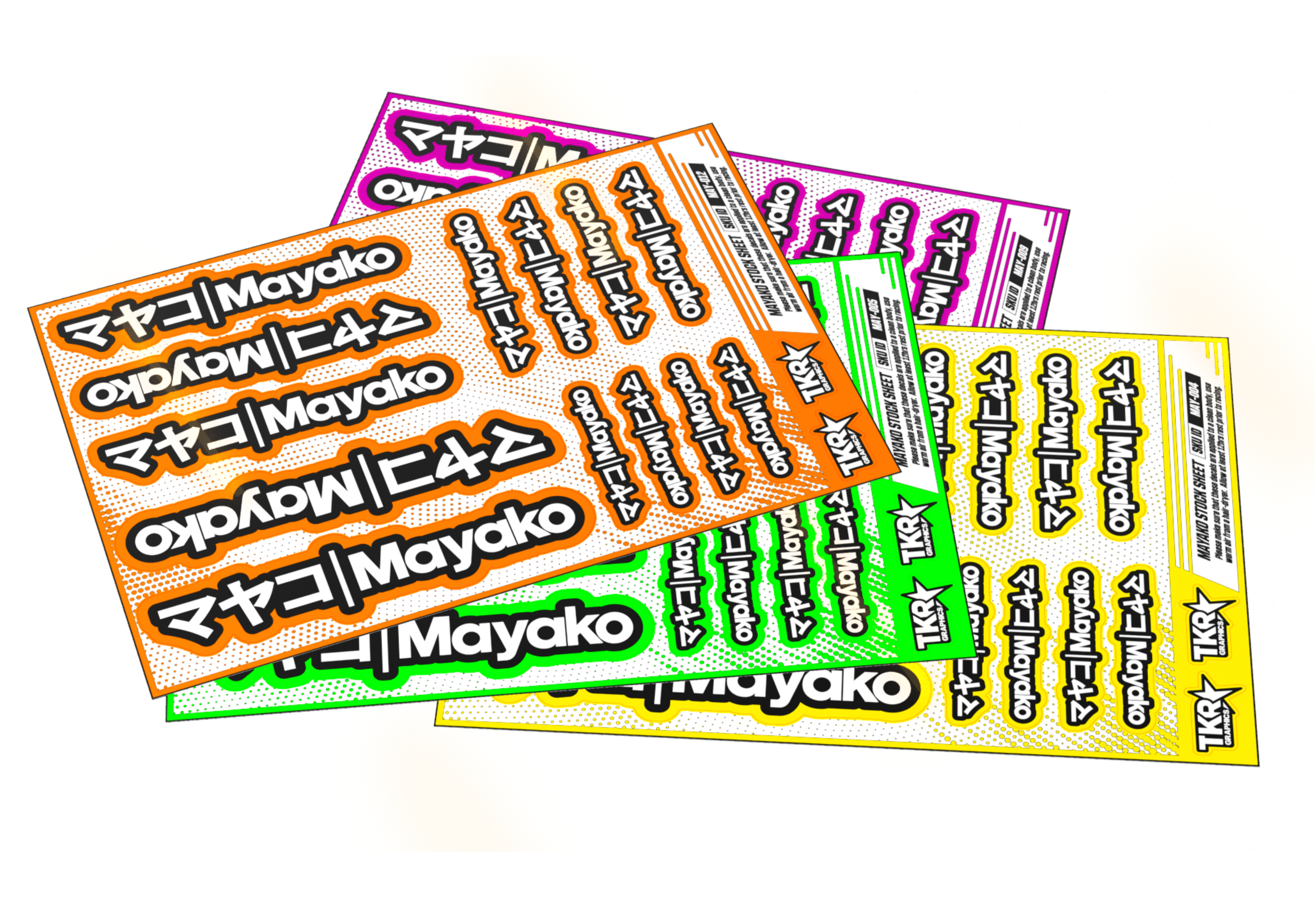 MAYAKO A5 STOCK SHEET