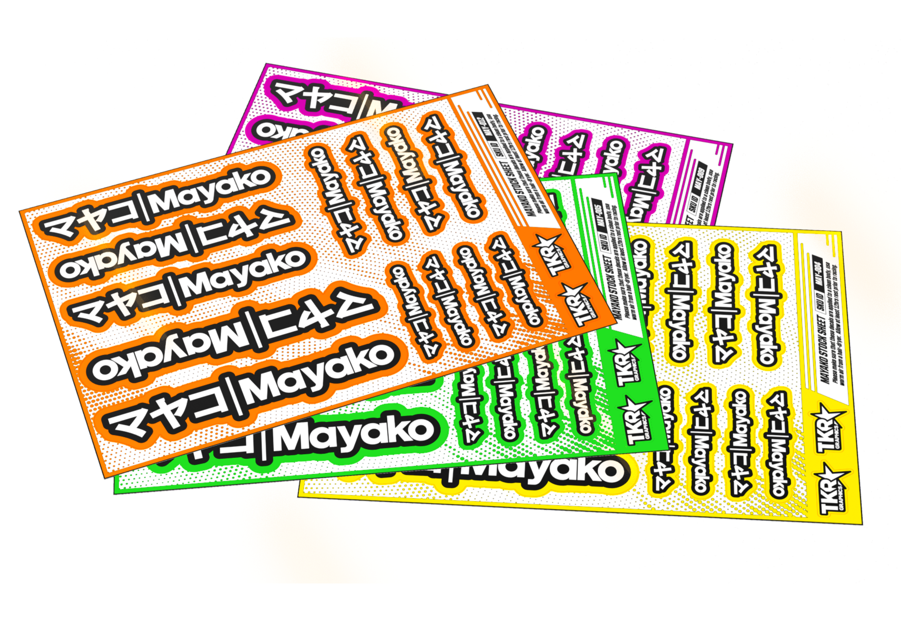MAYAKO A5 STOCK SHEET