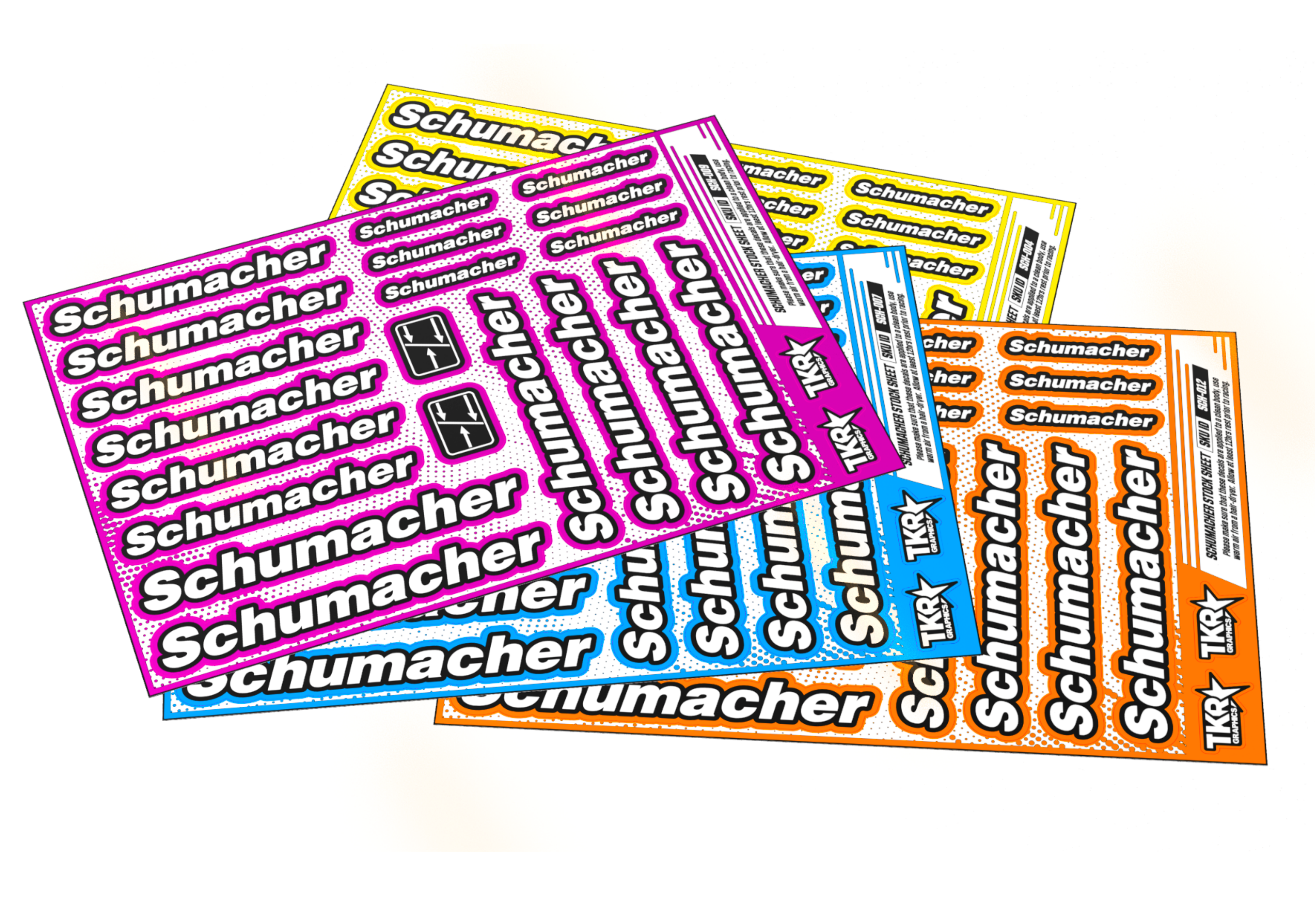 SCHUMACHER A5 STOCK SHEET