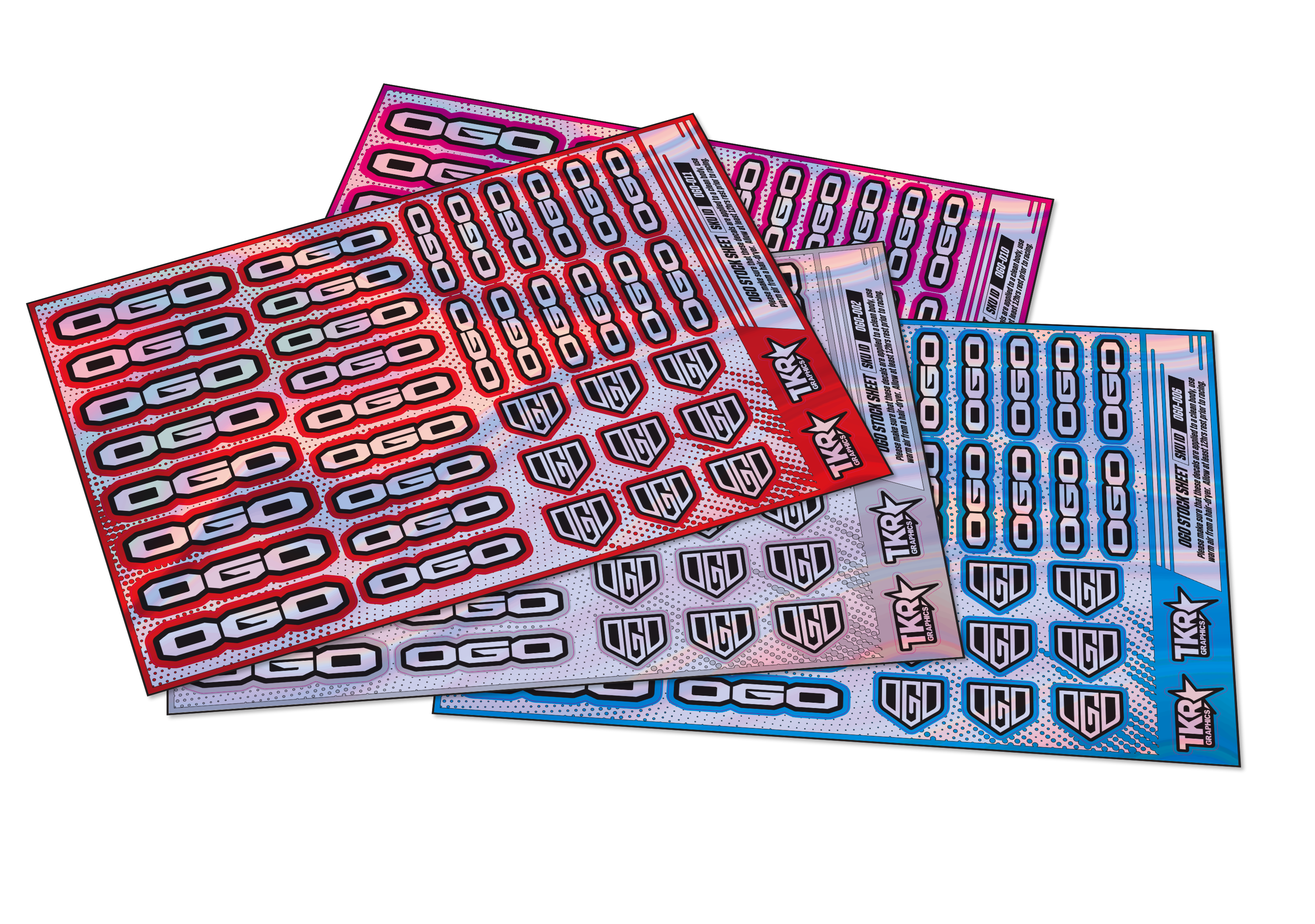 HOLOGRAPHIC OGO A5 STOCK SHEET