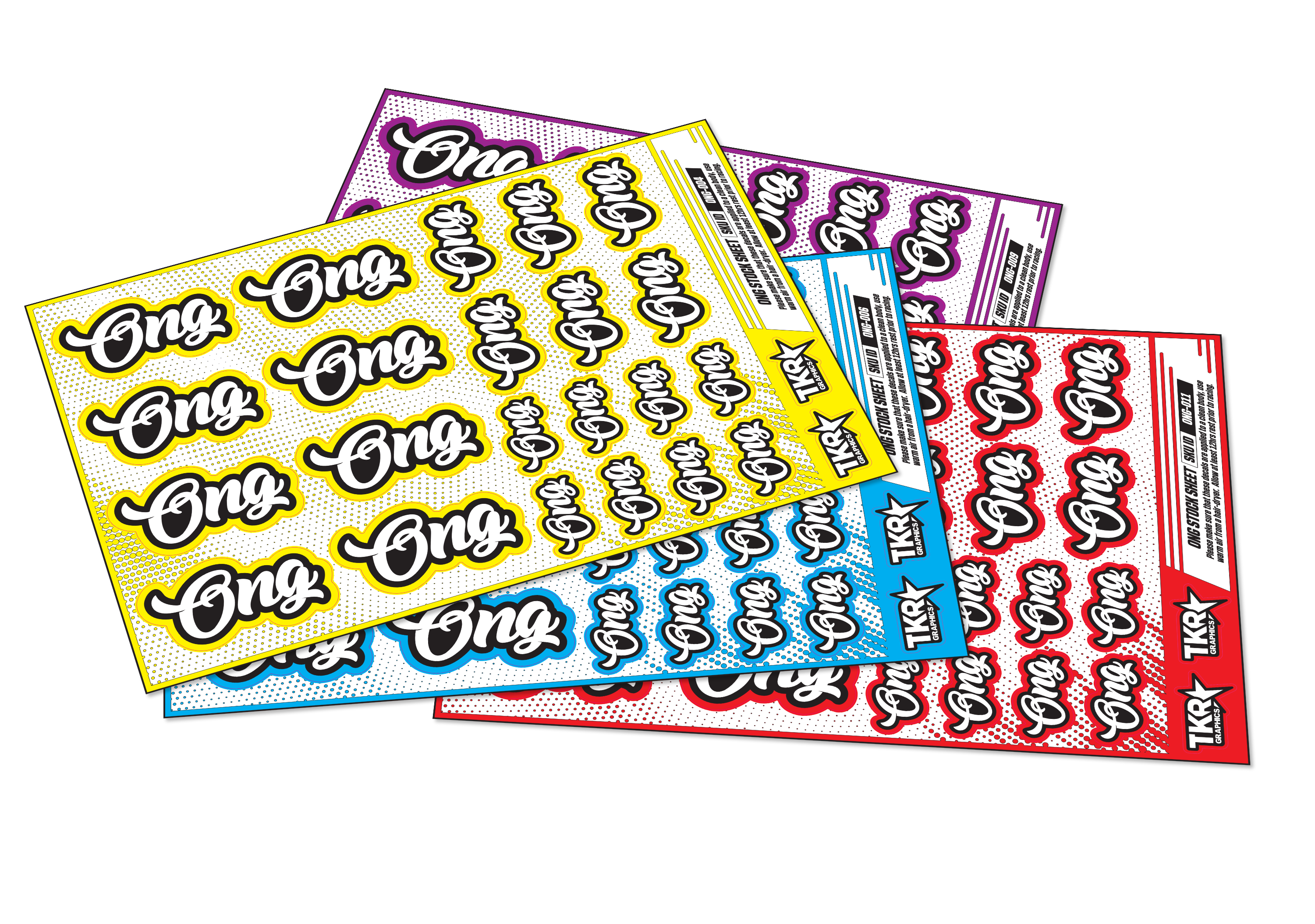 ONG A5 STOCK SHEET