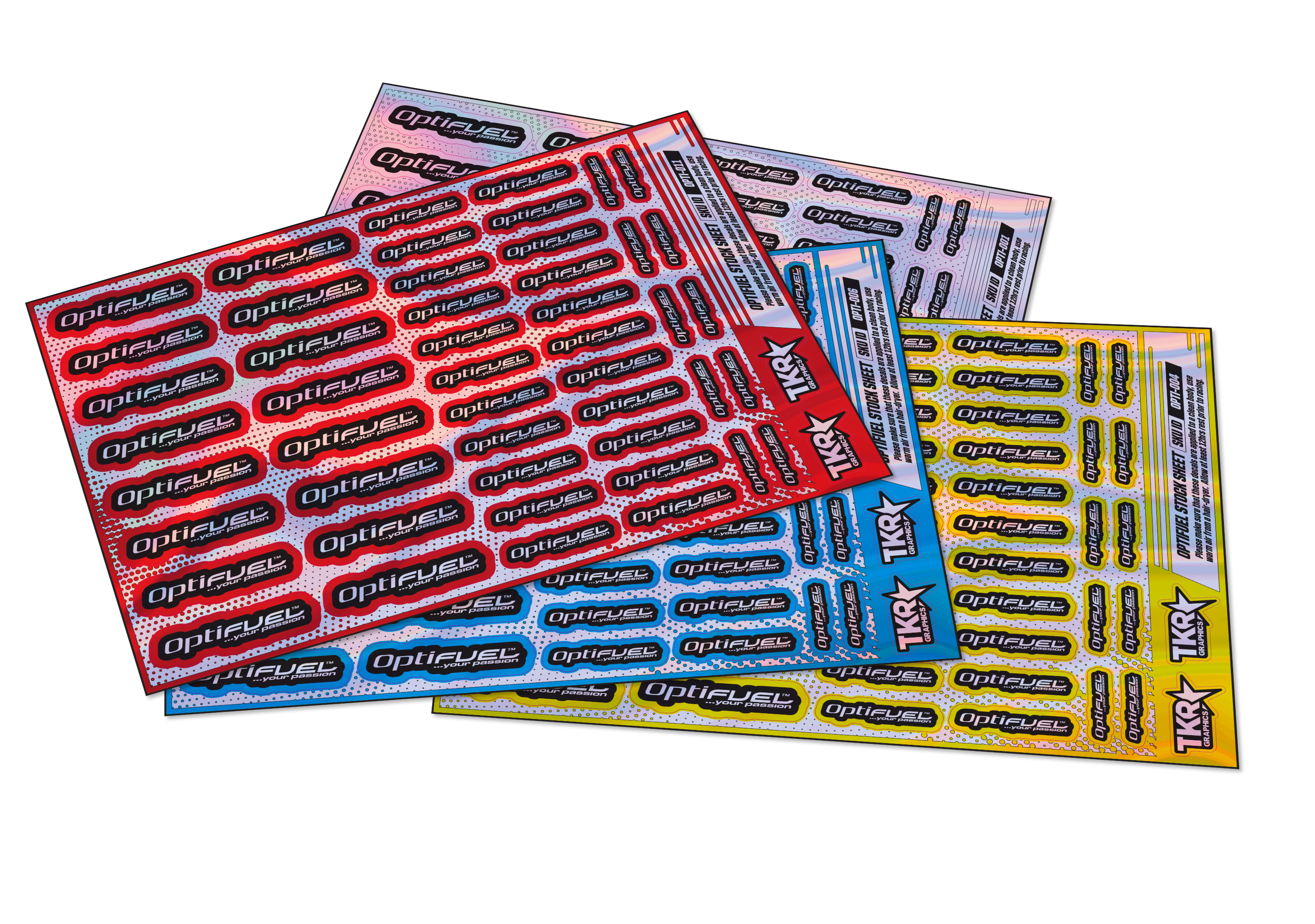 HOLOGRAPHIC OPTIFUEL A5 STOCK SHEET