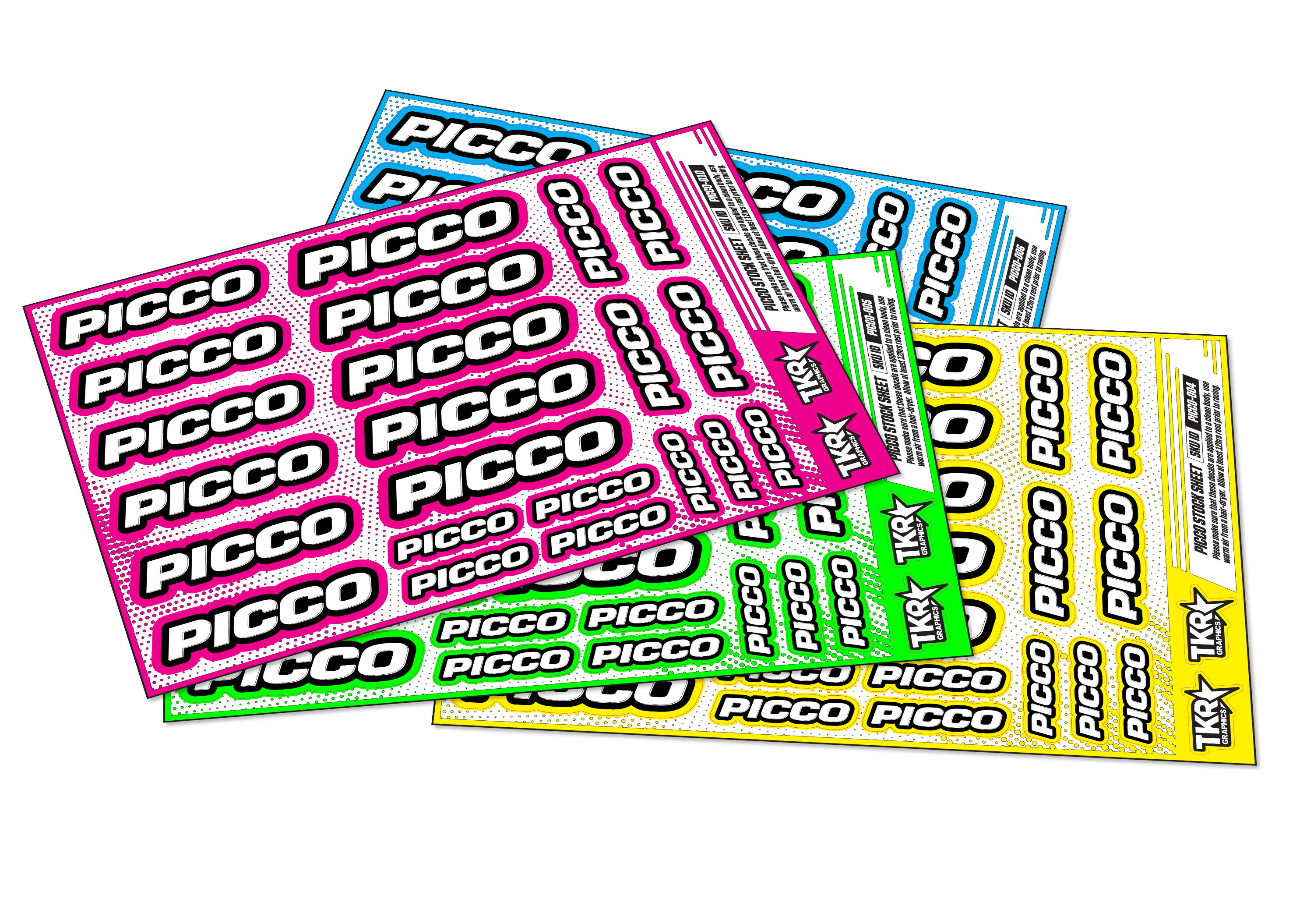 PICCO A5 STOCK SHEET