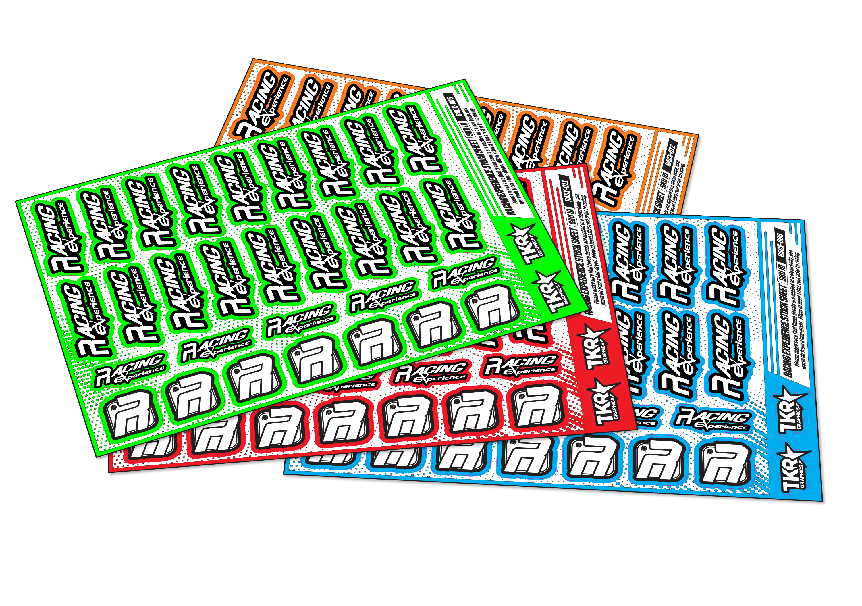 RACING EXPERIENCE A5 STOCK SHEET