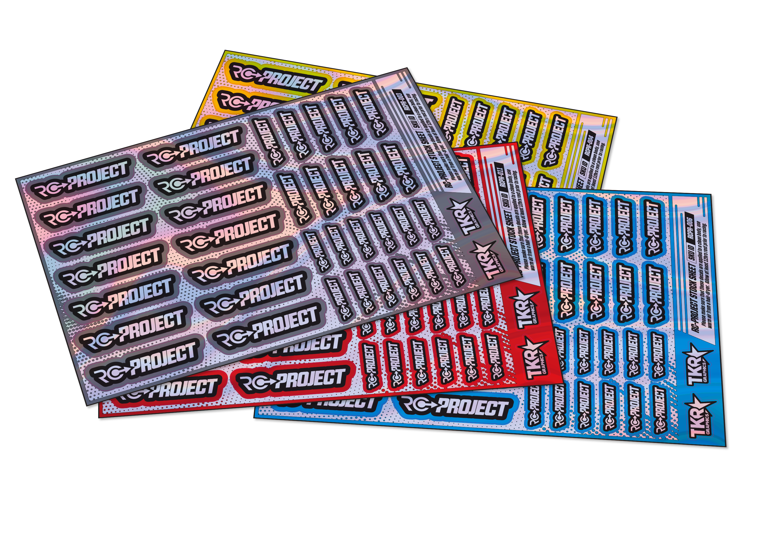 HOLOGRAPHIC RC-PROJECT A5 STOCK SHEET