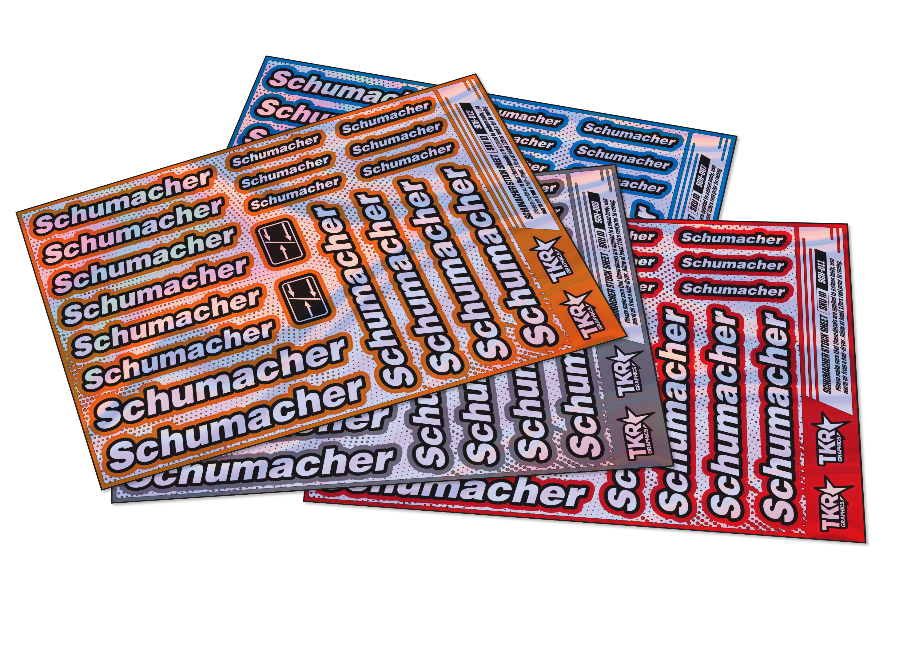 HOLOGRAPHIC SCHUMACHER A5 STOCK SHEET