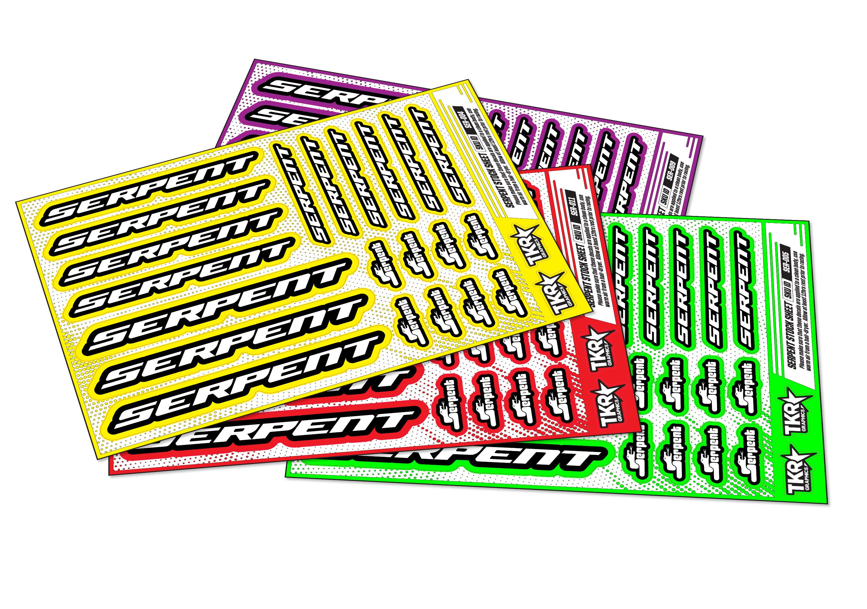 SERPENT A5 STOCK SHEET