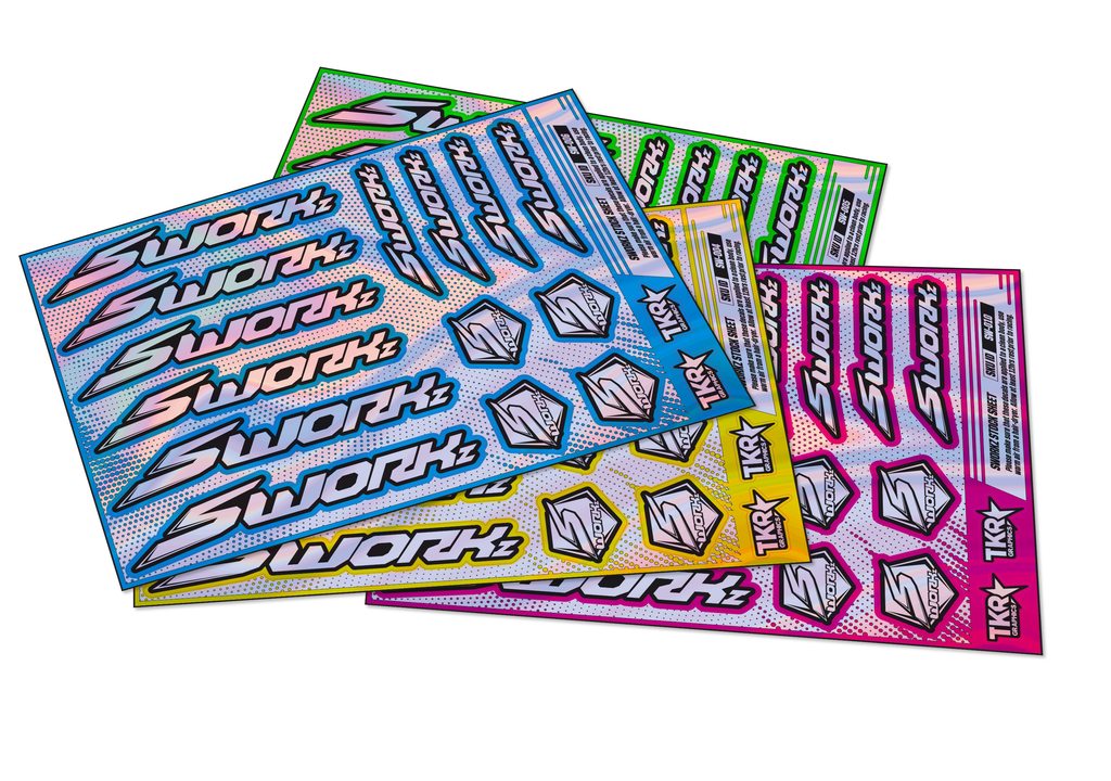 HOLOGRAPHIC SWORKZ A5 STOCK SHEET