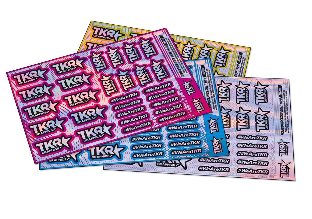 HOLOGRAPHIC TKR A5 STOCK SHEET