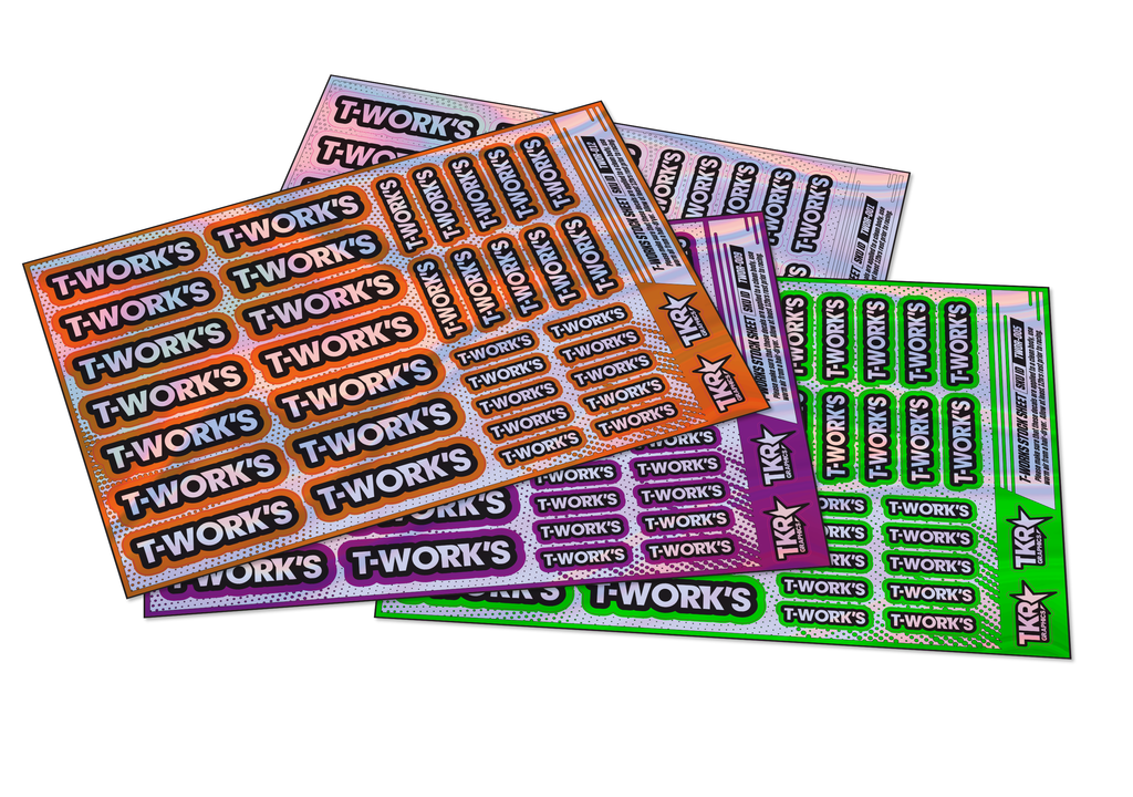 HOLOGRAPHIC T-WORKS A5 STOCK SHEET