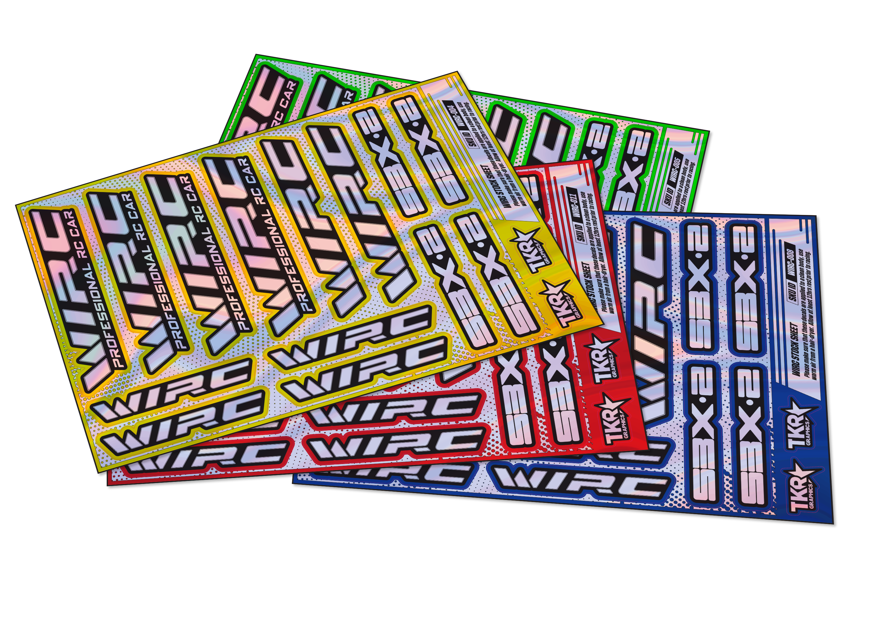 HOLOGRAPHIC WIRC A5 STOCK SHEET
