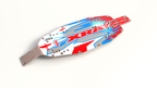 TEAM XRAY XB2C 2026 (321124) CHASSIS PROTECTOR SKIN