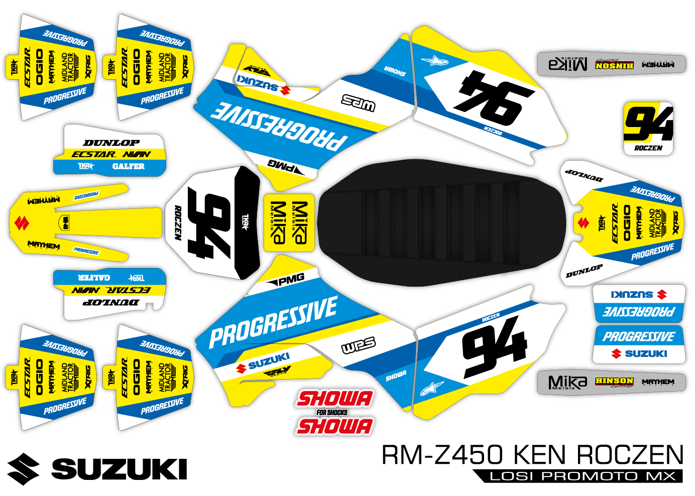 PRO LOSI PROMOTO MX SKINS – TKR Graphics Ltd