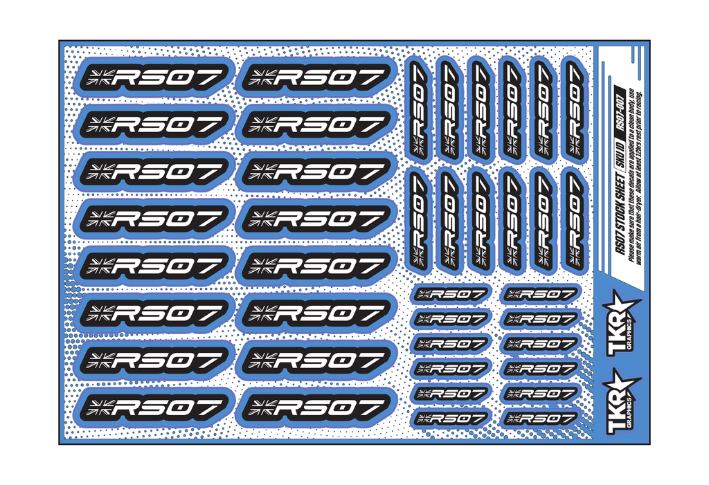 RS07 A5 STOCK SHEET