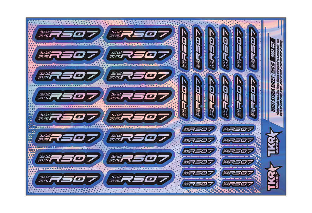 HOLOGRAPHIC RS07 A5 STOCK SHEET