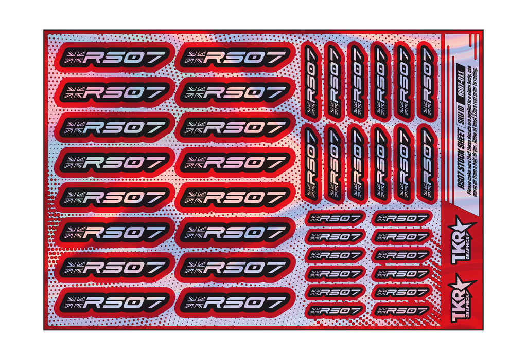 HOLOGRAPHIC RS07 A5 STOCK SHEET