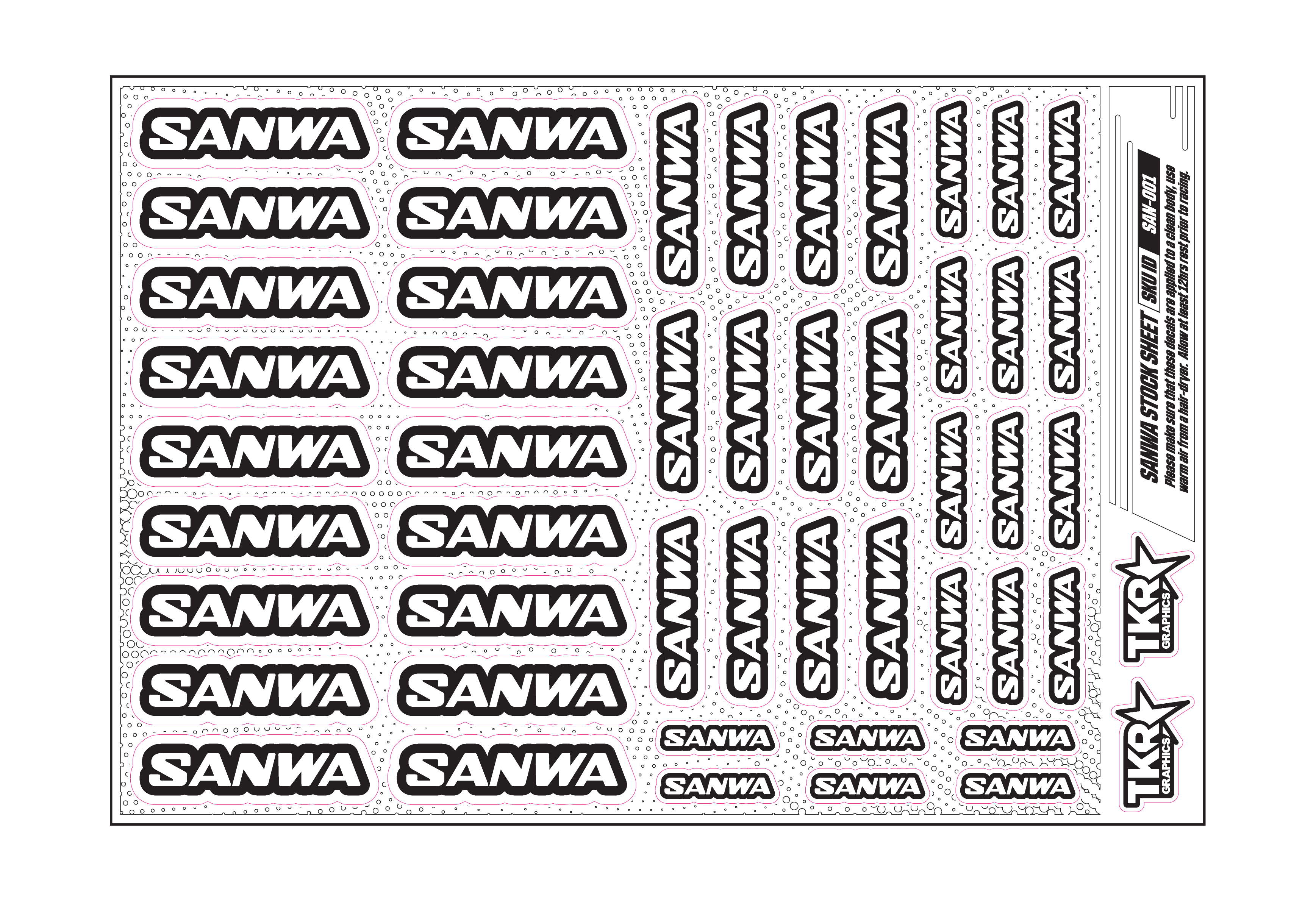 SANWA A5 STOCK SHEET