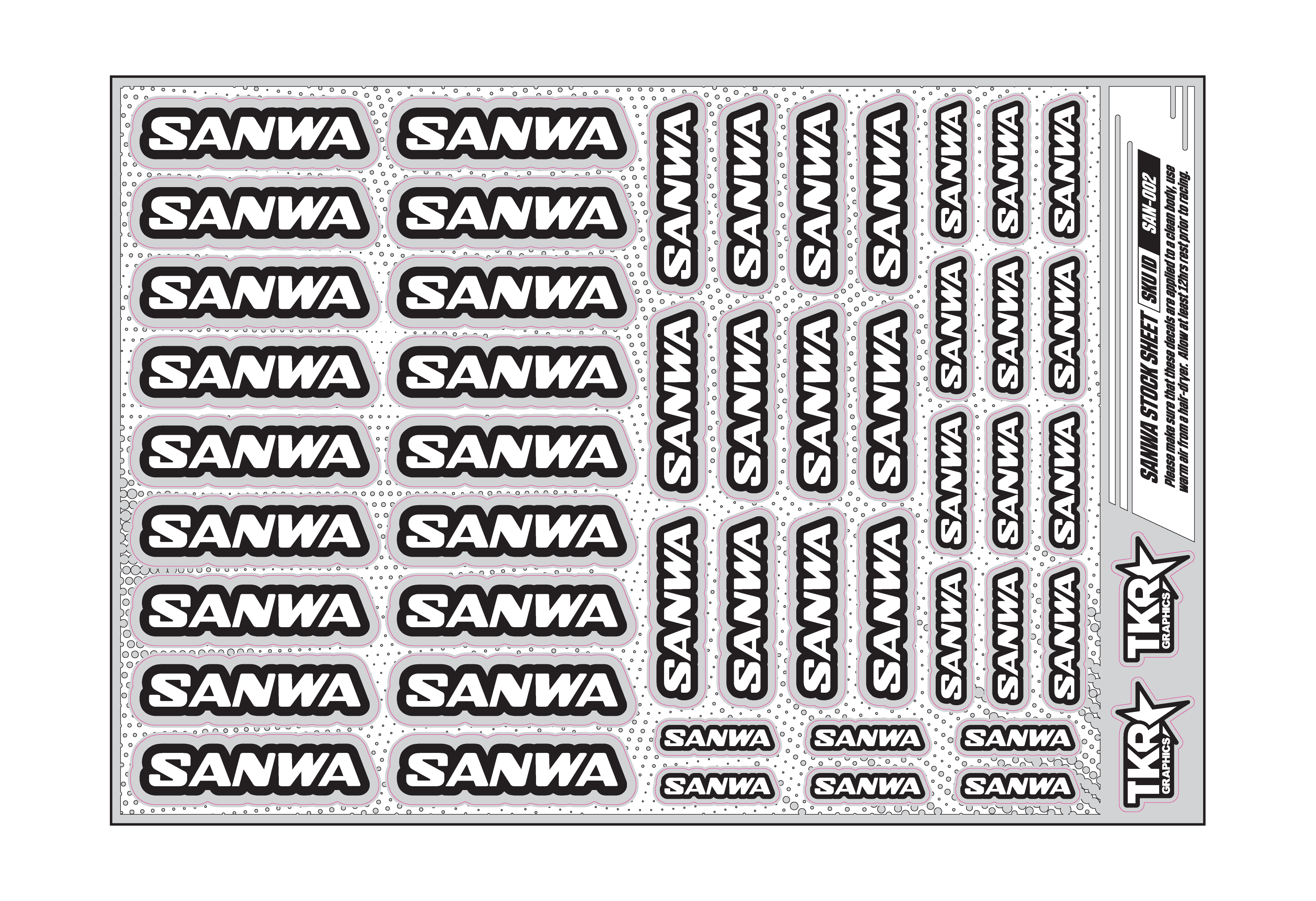 SANWA A5 STOCK SHEET