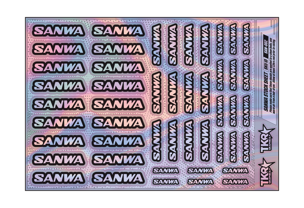 HOLOGRAPHIC SANWA A5 STOCK SHEET