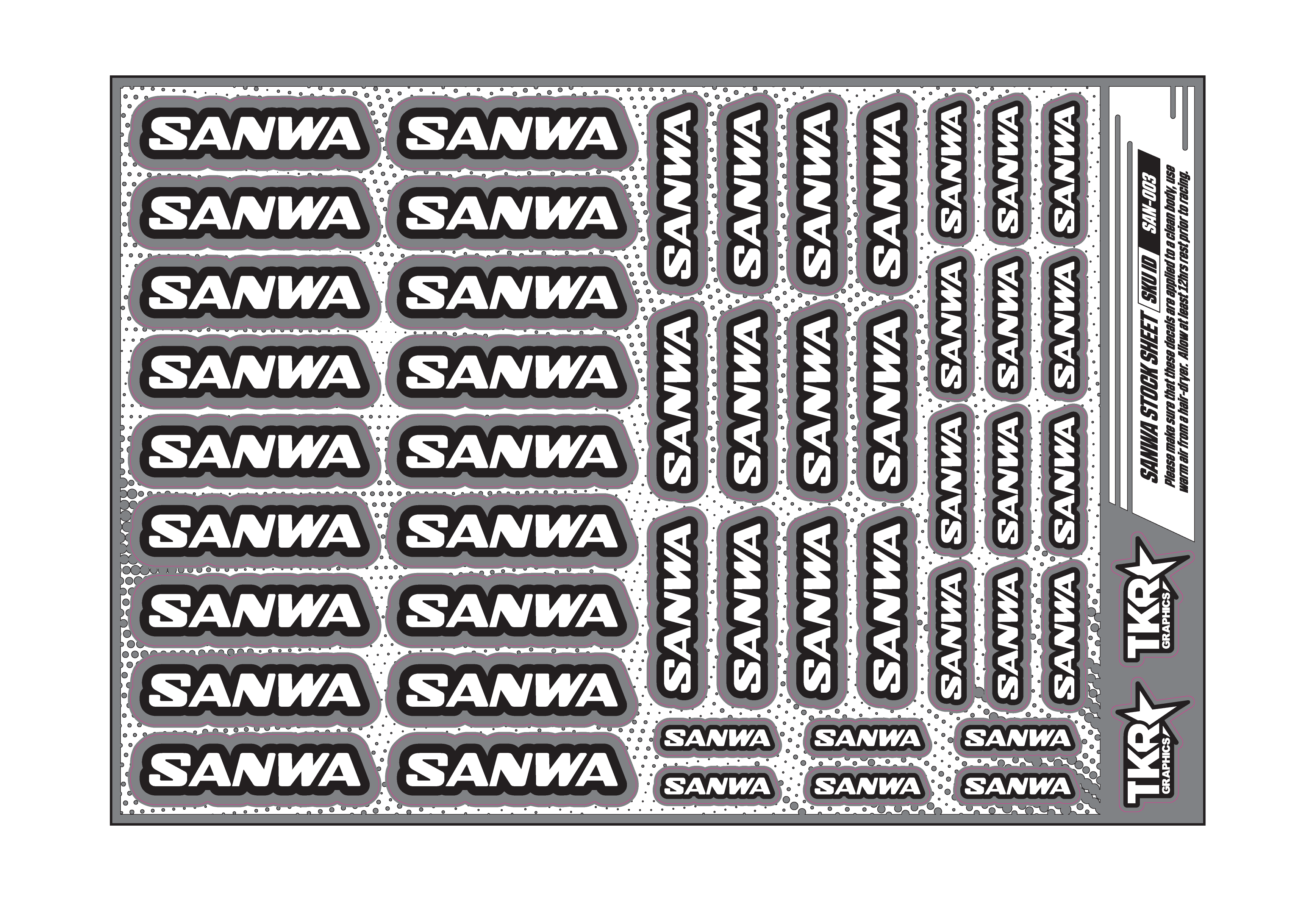SANWA A5 STOCK SHEET
