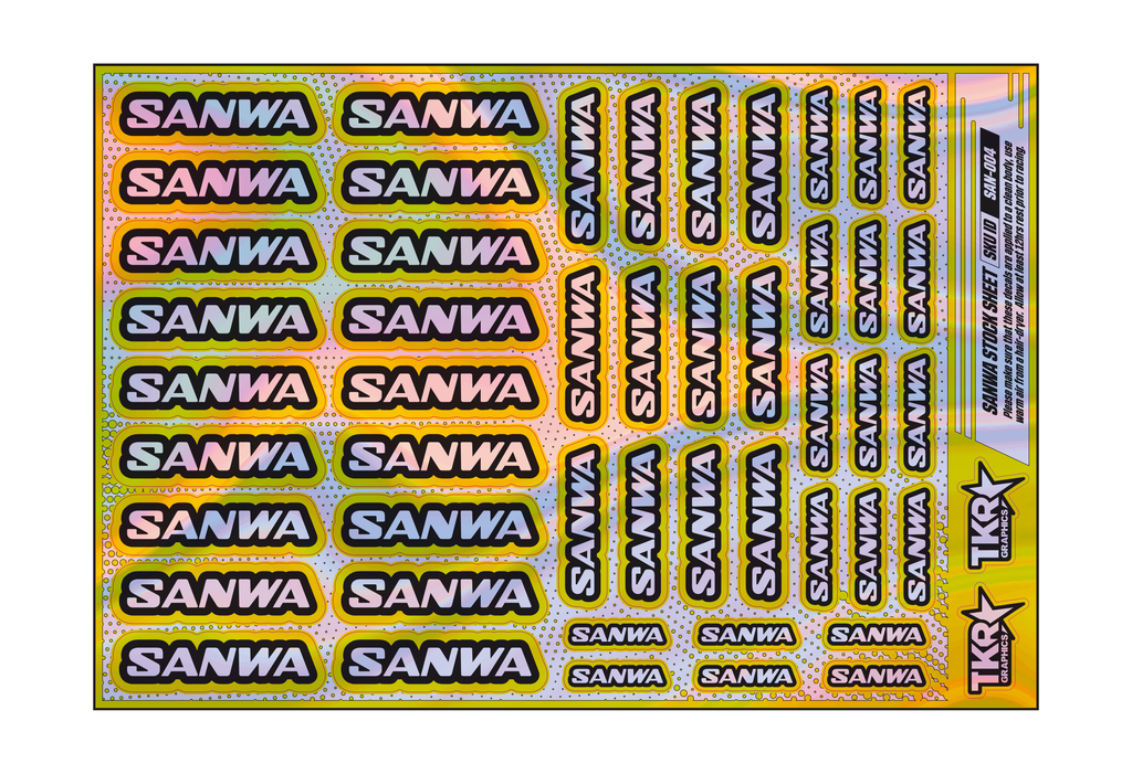 HOLOGRAPHIC SANWA A5 STOCK SHEET