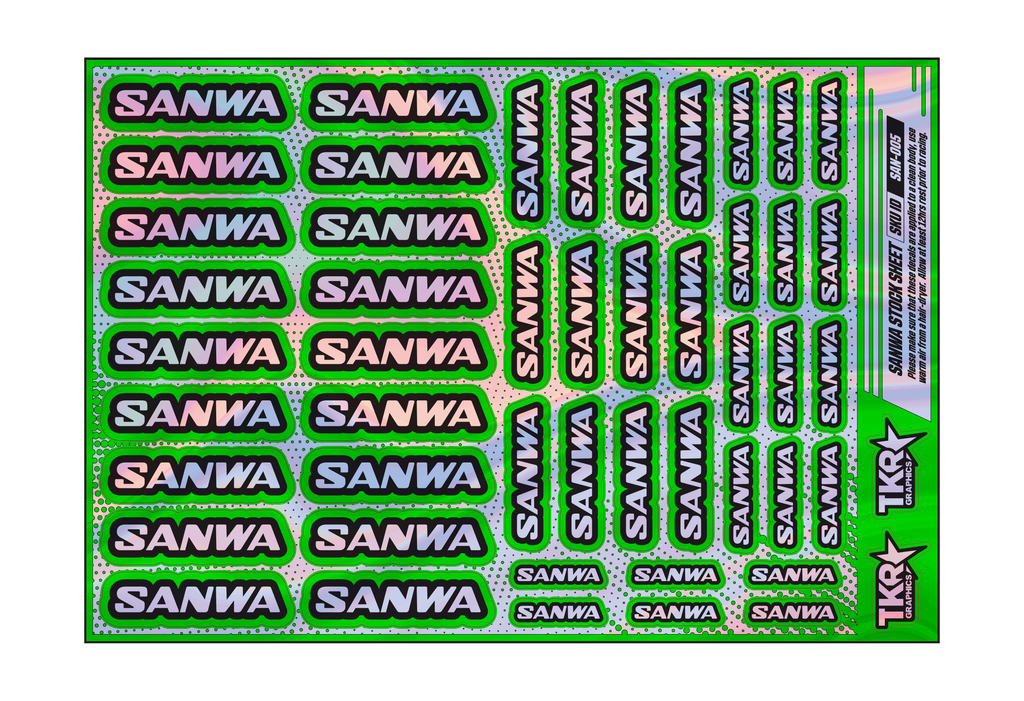 HOLOGRAPHIC SANWA A5 STOCK SHEET