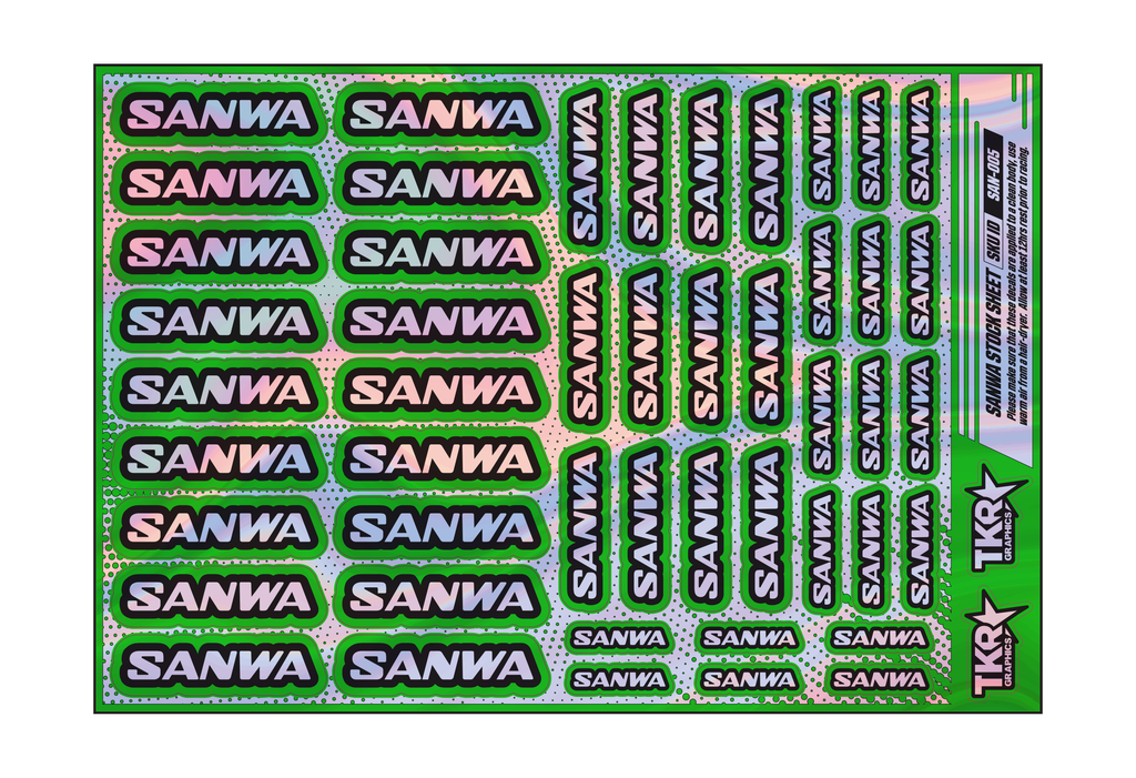 HOLOGRAPHIC SANWA A5 STOCK SHEET