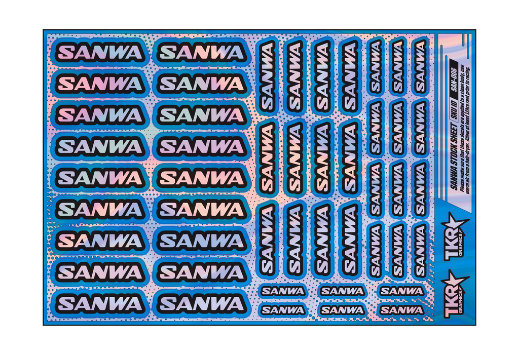 HOLOGRAPHIC SANWA A5 STOCK SHEET
