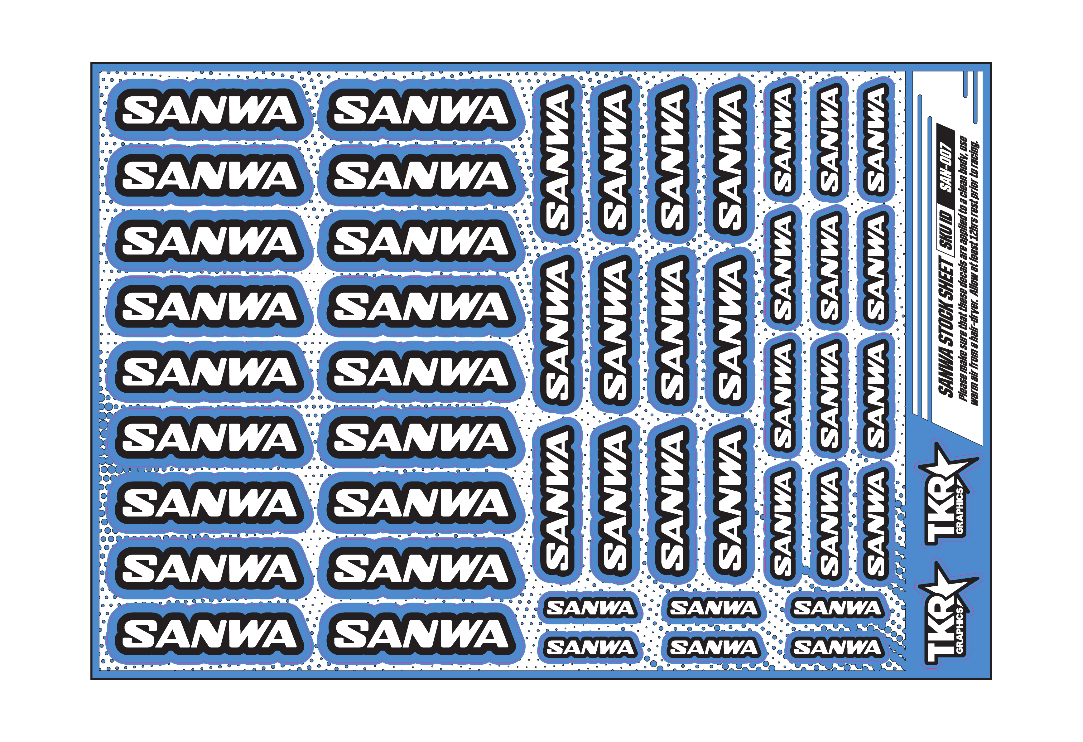 SANWA A5 STOCK SHEET