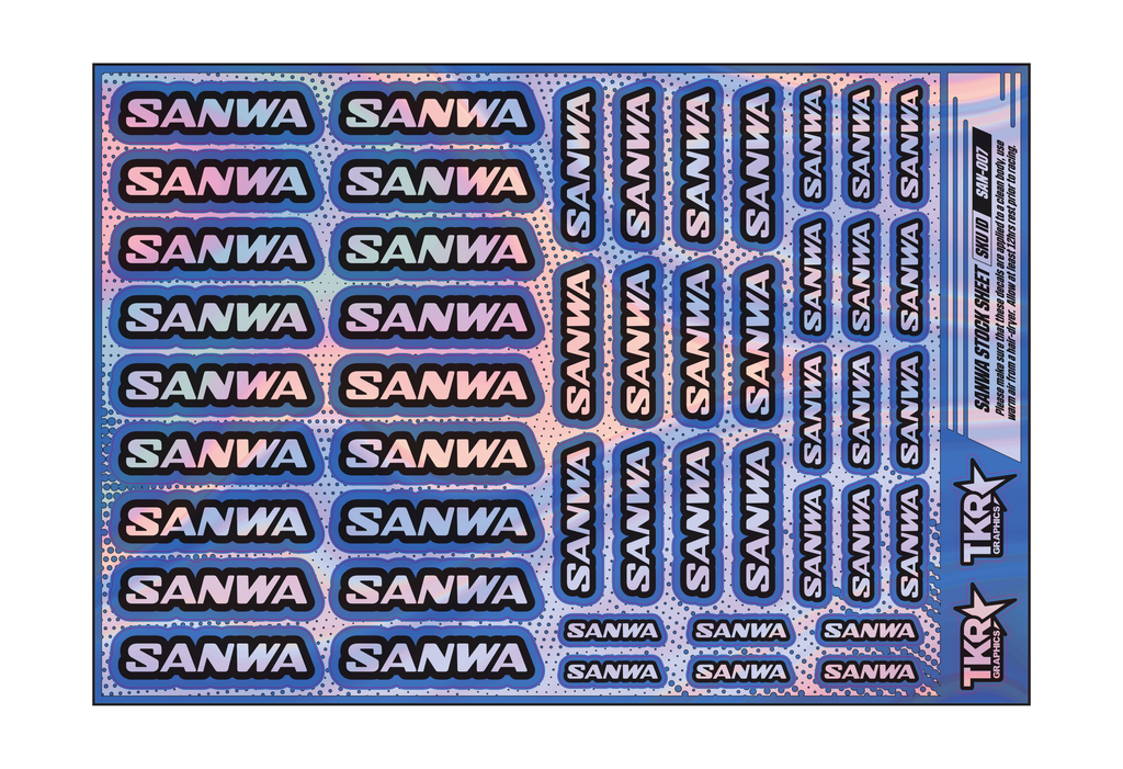 HOLOGRAPHIC SANWA A5 STOCK SHEET