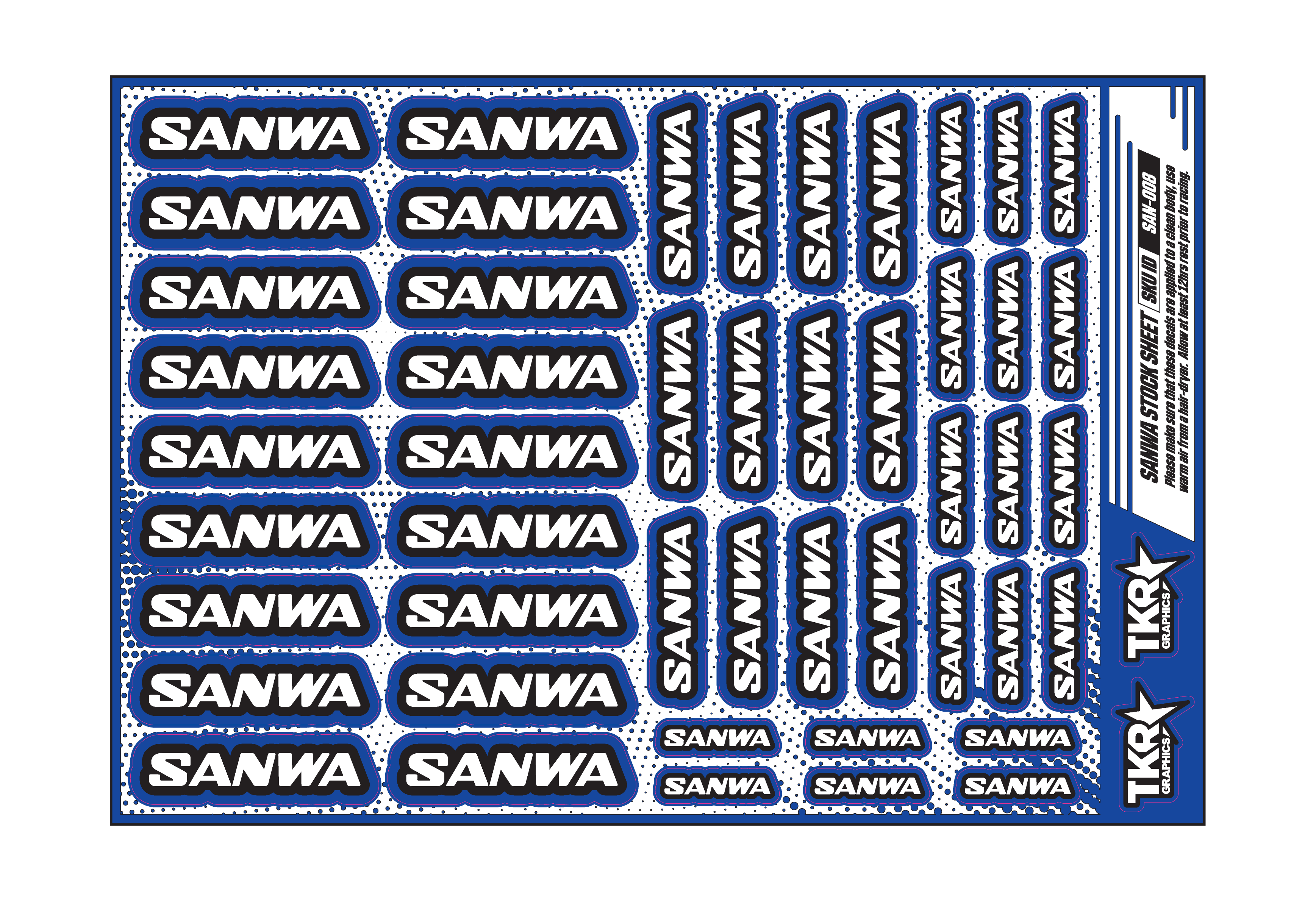 SANWA A5 STOCK SHEET