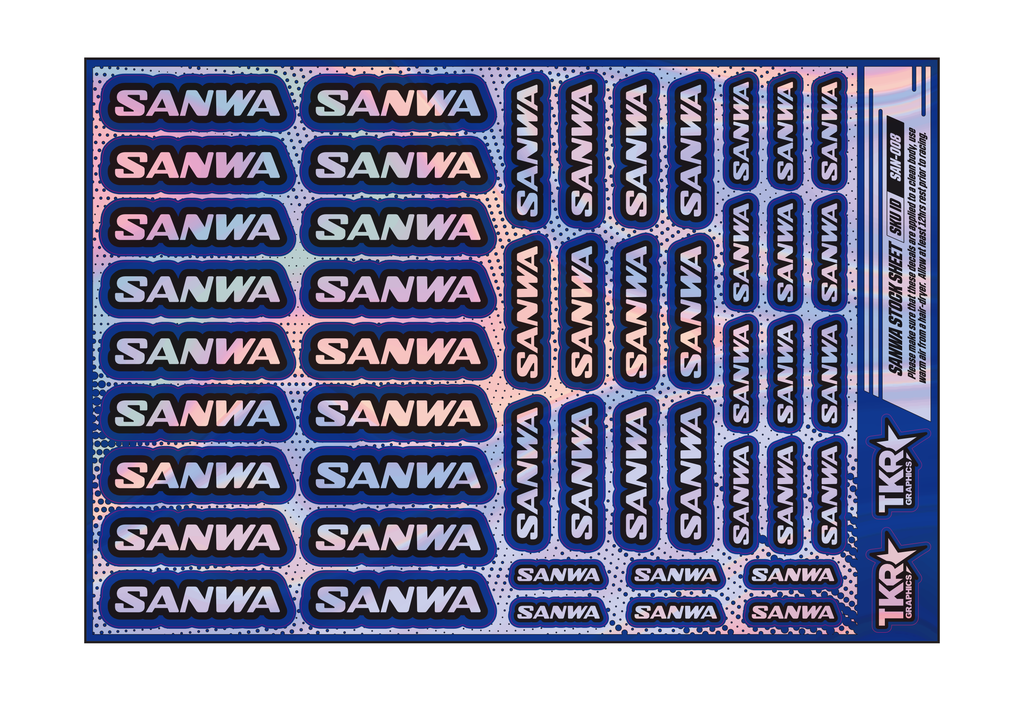 HOLOGRAPHIC SANWA A5 STOCK SHEET