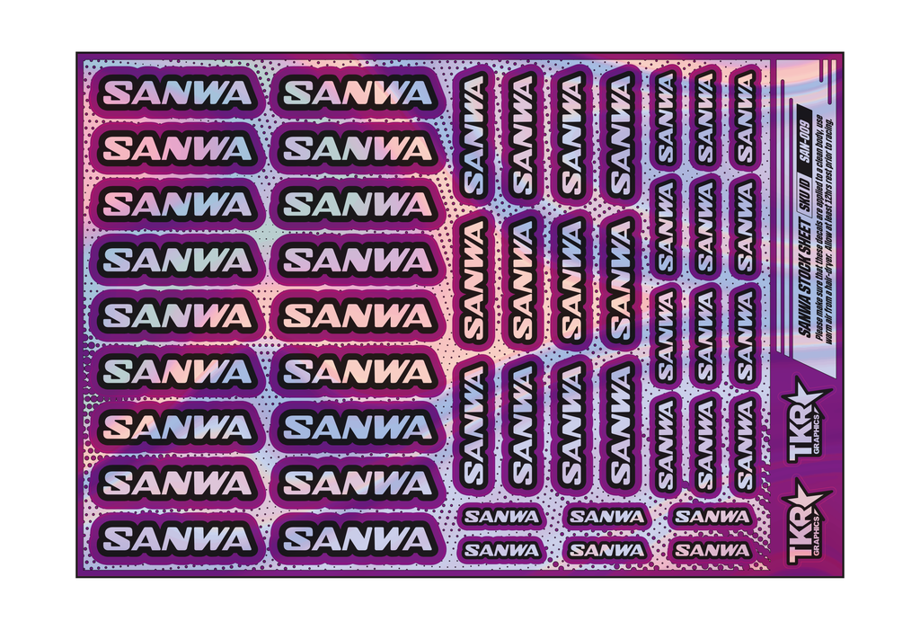 HOLOGRAPHIC SANWA A5 STOCK SHEET