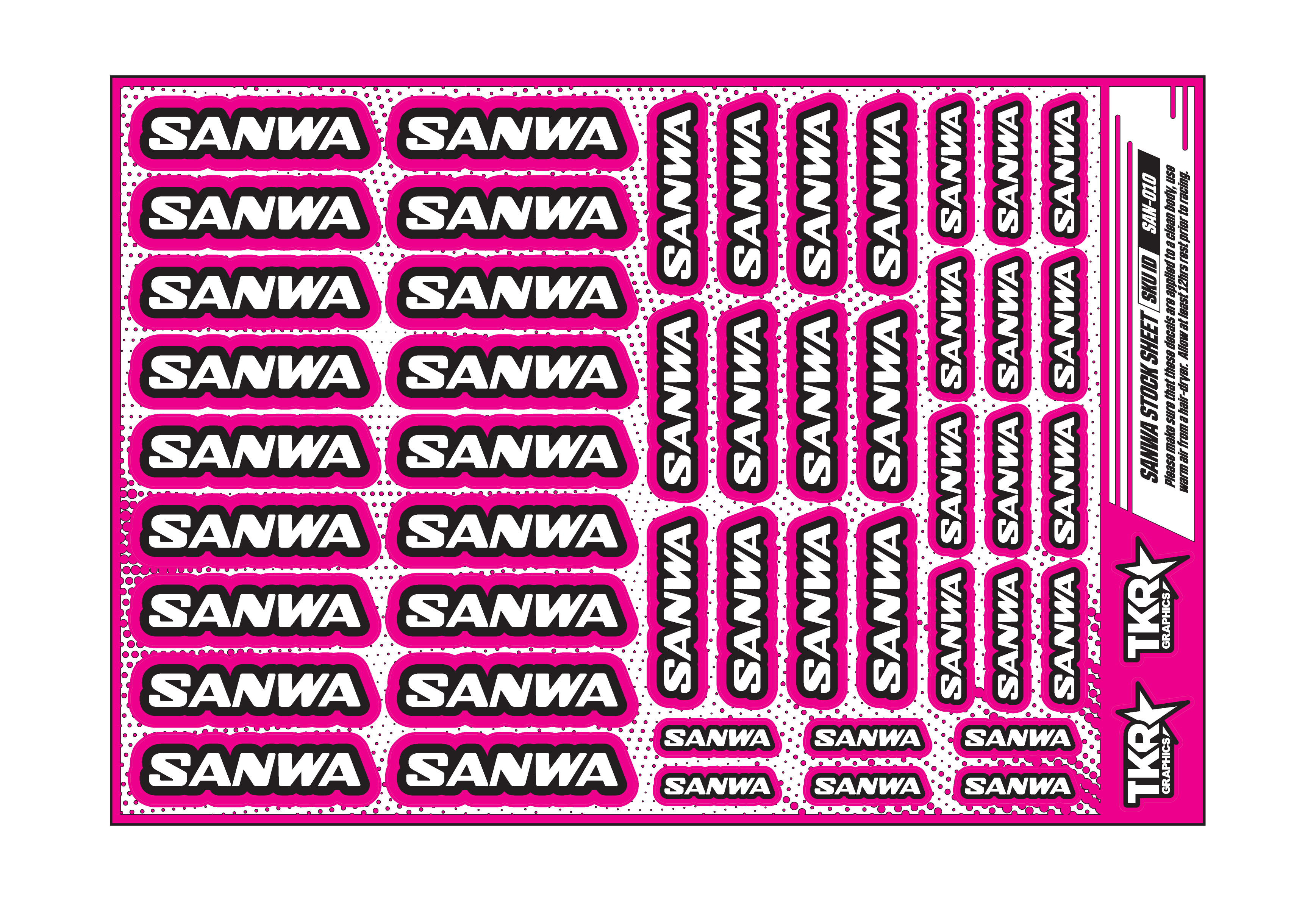 SANWA A5 STOCK SHEET