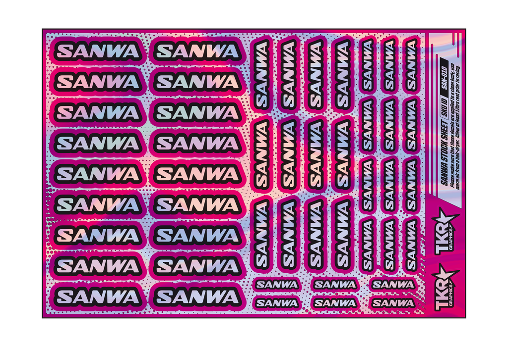 HOLOGRAPHIC SANWA A5 STOCK SHEET