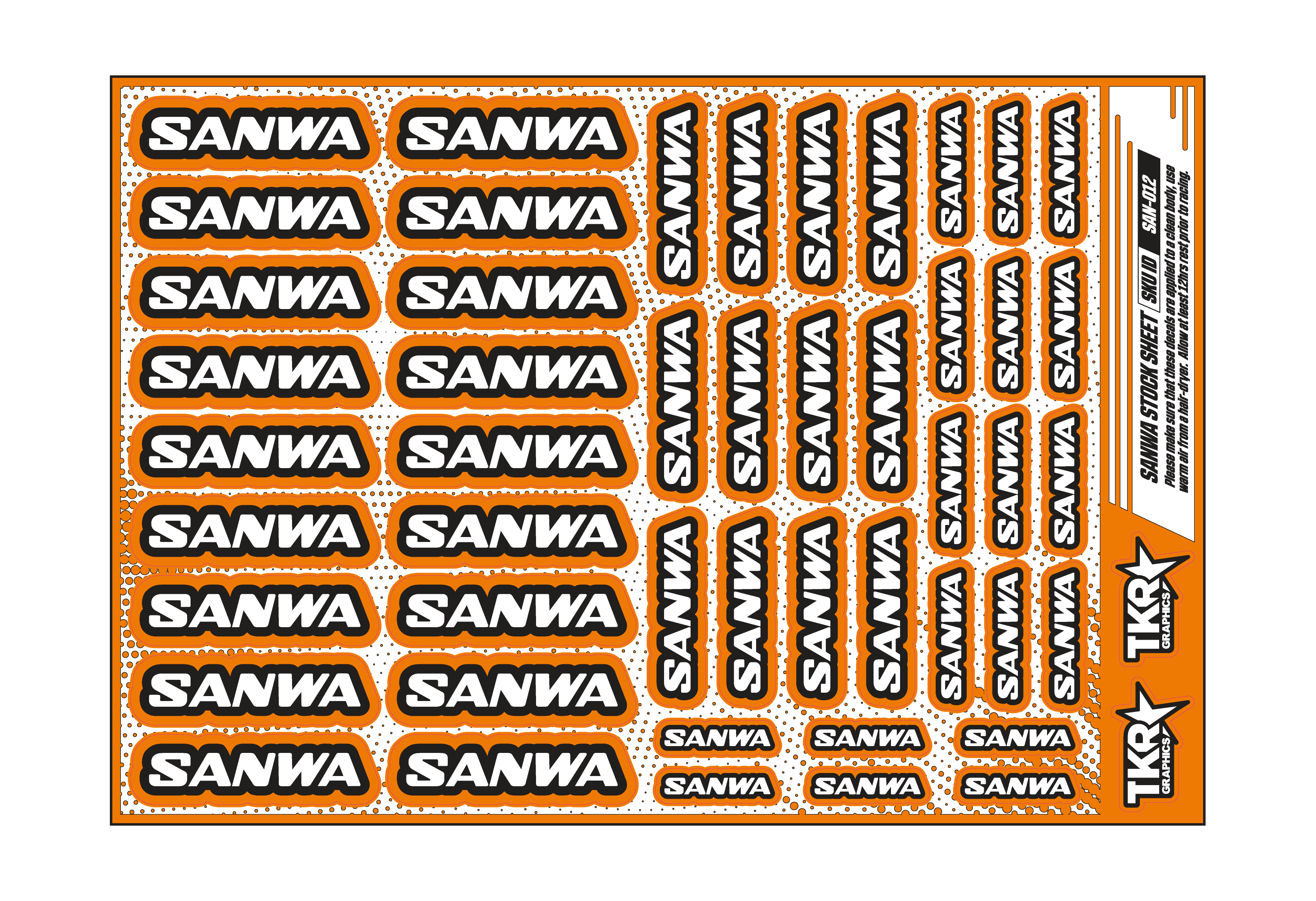 SANWA A5 STOCK SHEET