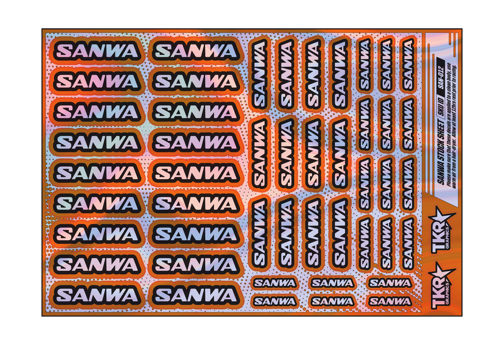HOLOGRAPHIC SANWA A5 STOCK SHEET