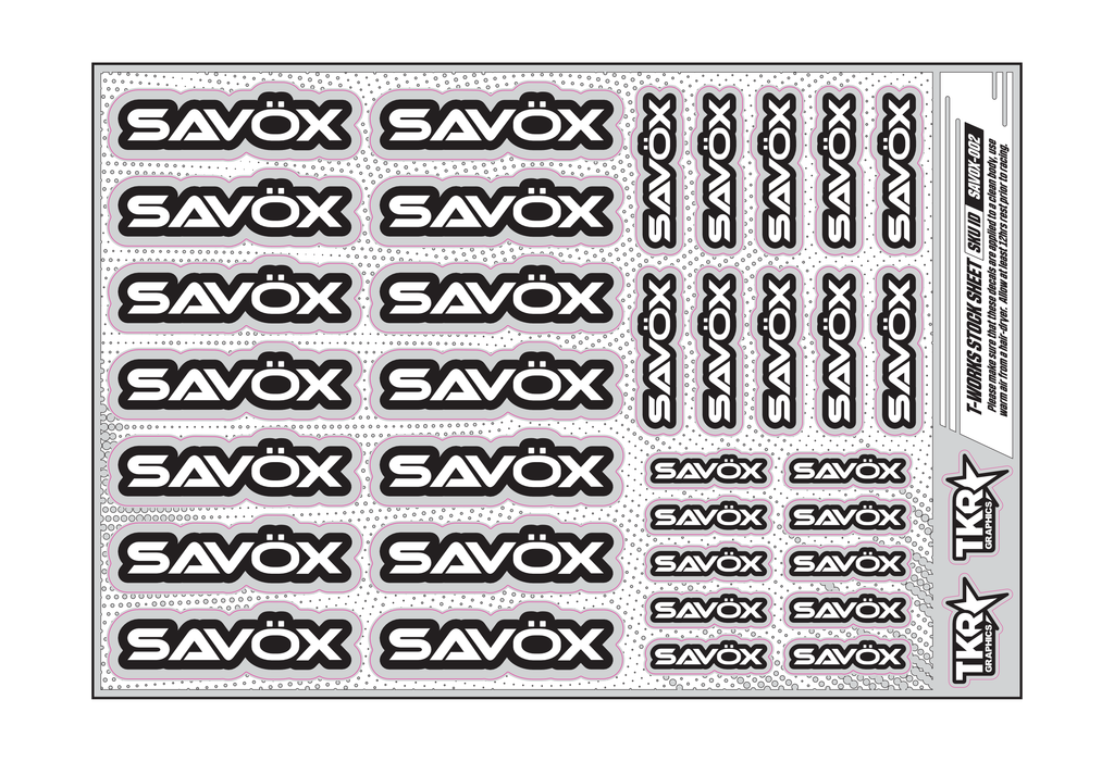 SAVOX A5 STOCK SHEET