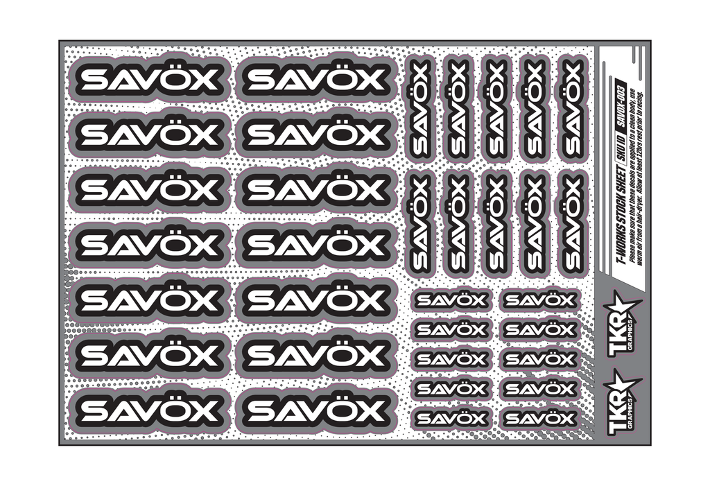 SAVOX A5 STOCK SHEET