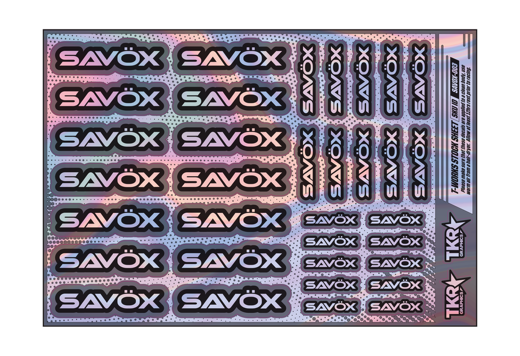 HOLOGRAPHIC SAVOX A5 STOCK SHEET
