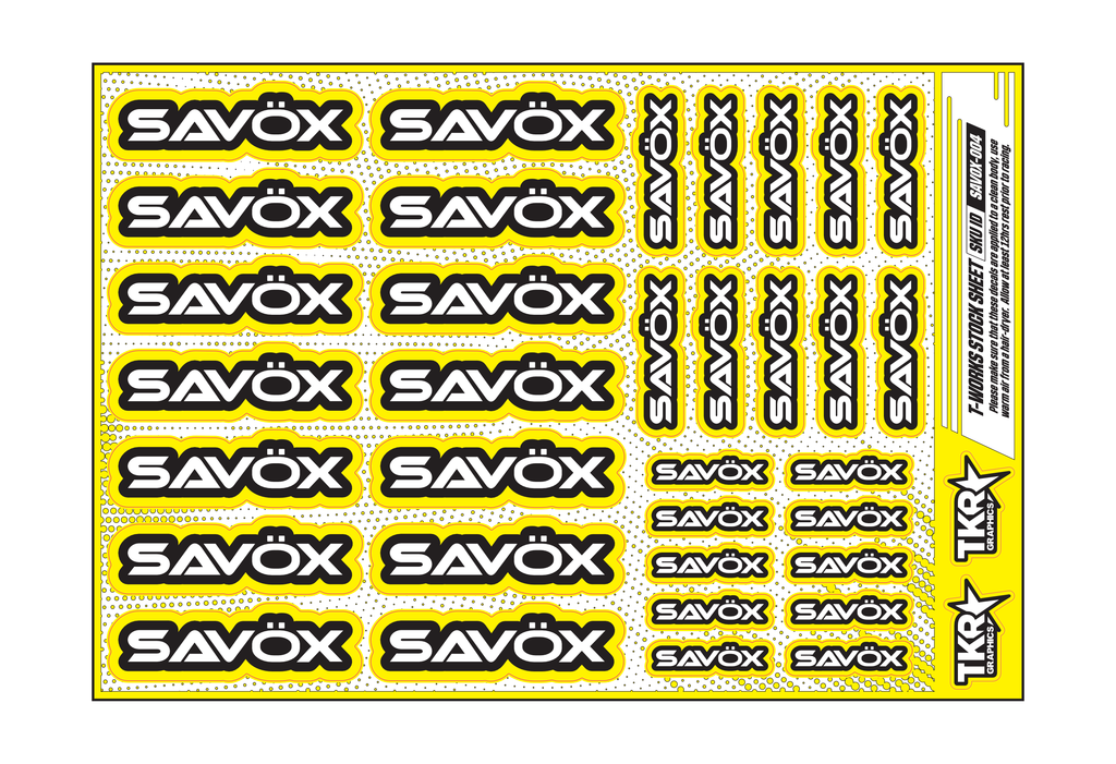 SAVOX A5 STOCK SHEET