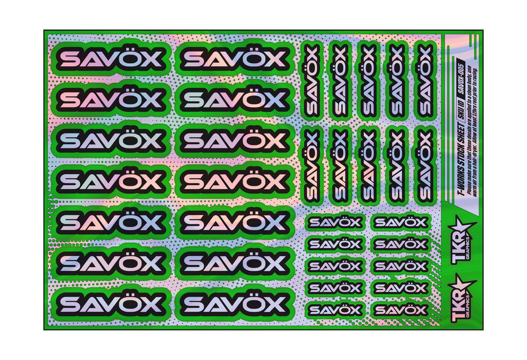 HOLOGRAPHIC SAVOX A5 STOCK SHEET
