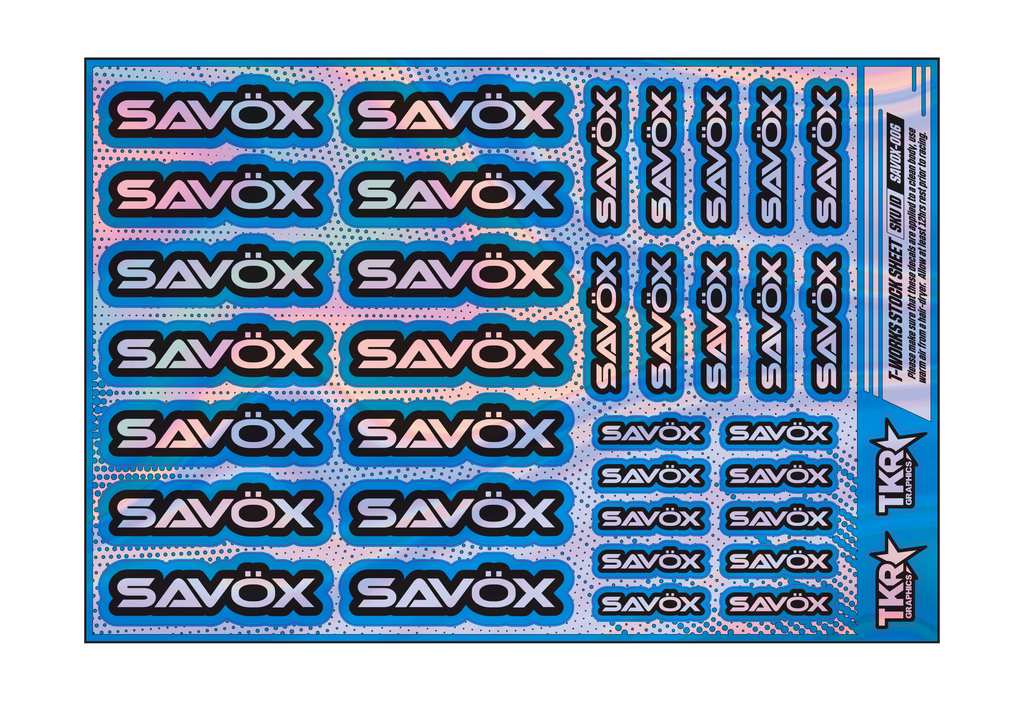 HOLOGRAPHIC SAVOX A5 STOCK SHEET