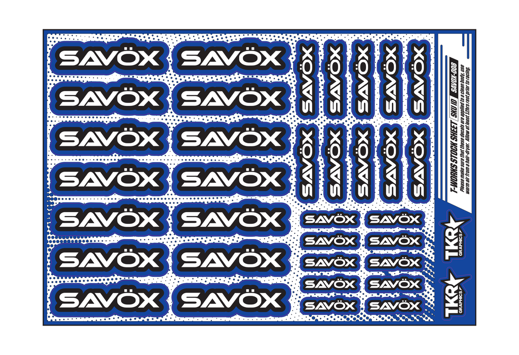 SAVOX A5 STOCK SHEET