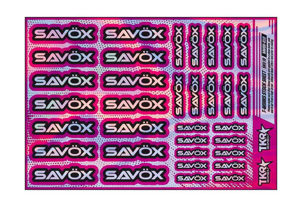 HOLOGRAPHIC SAVOX A5 STOCK SHEET