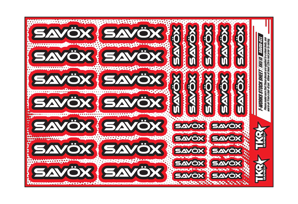 SAVOX A5 STOCK SHEET