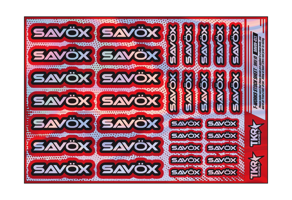 HOLOGRAPHIC SAVOX A5 STOCK SHEET